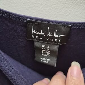 Nicole Miller New York Navy Top